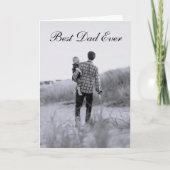 Beste vader ooit vader is een dag papa papa foto bedankkaart (Voorkant)