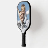 Beste vader ooit vader kind aangepaste foto tekst pickleball paddle (Links)