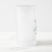 Beste vader ooit, vader van 4, Gepersonaliseerd pa Matglas Bierpul (Center)