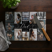 Beste vader ooit | Vaderdag 12 Fotocollage Snijplank