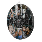 Beste vader ooit | Vaderdag 6 Foto-collage Dartbord (Voorkant Rechts)