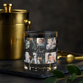 Beste vader ooit | Vaderdag 8 Foto-collage Whisky Glas