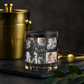 Beste vader ooit | Vaderdag 8 Fotocollage Whisky Glas