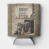 Beste vader ooit Vaderdag Antiek Blikjeskoeler (Voorkant)
