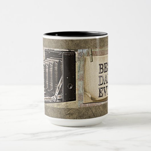 Beste vader ooit Vaderdag Antiek Mok (Midden)