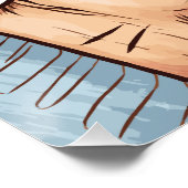 Beste vader ooit - Vaderdag Bond Art Perfect Poster (Hoek)