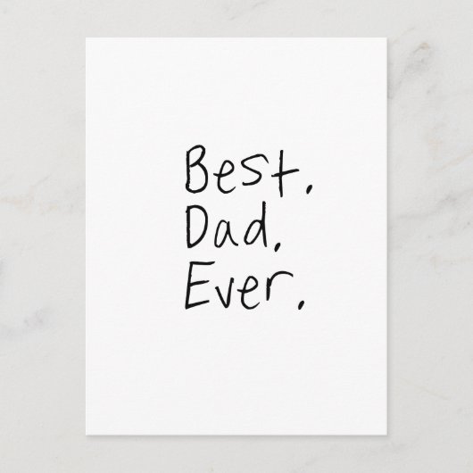 Beste vader ooit. Vaderdag cadeau Briefkaart (Voorkant)