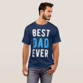 Beste vader ooit Vaderdag cadeau familie T-shirt (Voorkant volledig)