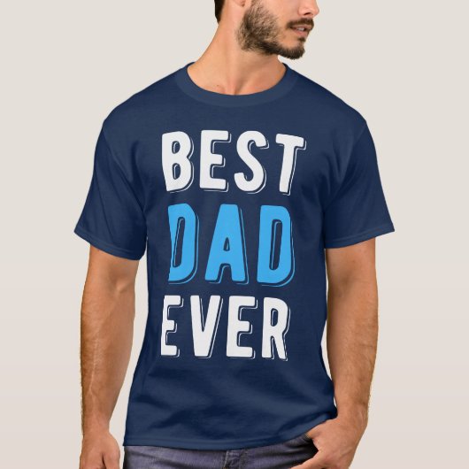 Beste vader ooit Vaderdag cadeau familie T-shirt (Voorkant)