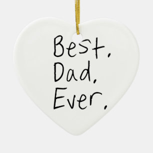 Beste vader ooit. Vaderdag cadeau Keramisch Ornament