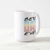 Beste vader ooit Vaderdag cadeau voor papa Koffiemok (Voorkant rechts)