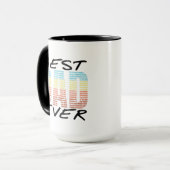 Beste vader ooit Vaderdag cadeau voor papa Mok (Voorkant links)