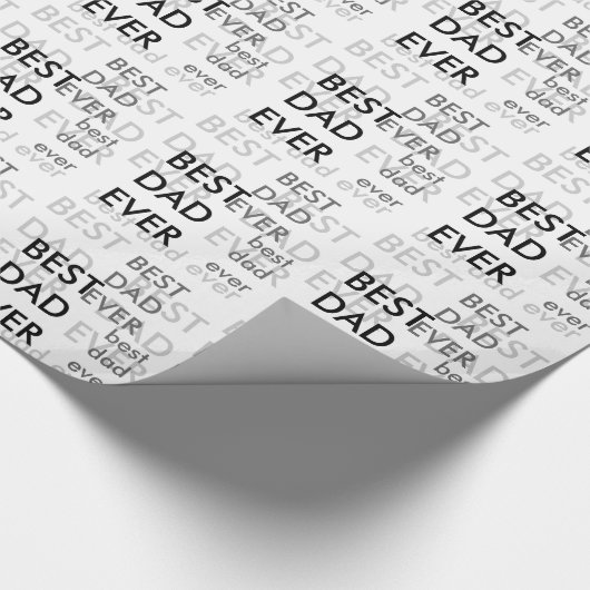 Beste vader ooit Vaderdag Cadeaupapier (Hoek)