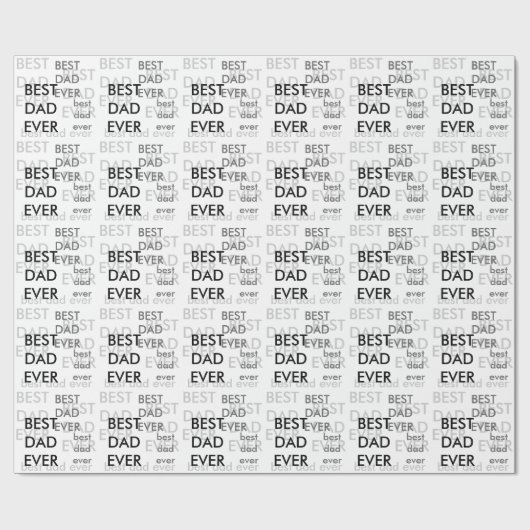 Beste vader ooit Vaderdag Cadeaupapier (Vlak)