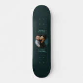 Beste vader ooit Vaderdag | Cool Green Persoonlijk Skateboard (Voorkant)