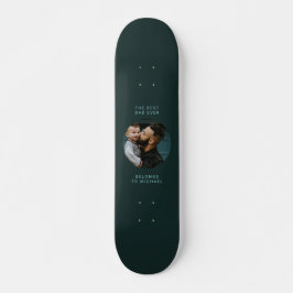 Beste vader ooit Vaderdag | Cool Green Persoonlijk Skateboard