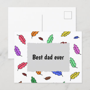 Beste vader ooit Vaderdag Feestdagenkaart