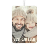 Beste vader ooit vaderdag foto luchtverfrisser (Achterkant)