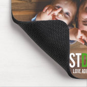 Beste vader ooit Vaderdag Foto Mousepad Muismat (Hoek)