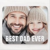 Beste vader ooit vaderdag foto muismat (Voorkant)