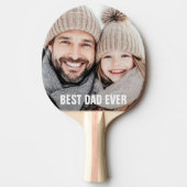 Beste vader ooit vaderdag foto tafeltennisbatje (Voorkant)