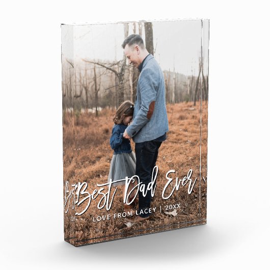 Beste vader ooit Vaderdag gepersonaliseerd Fotoblokken (Links)