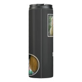 Beste vader ooit Vaderdag Gift 3 Foto Cutout Thermosbeker (Achterkant)