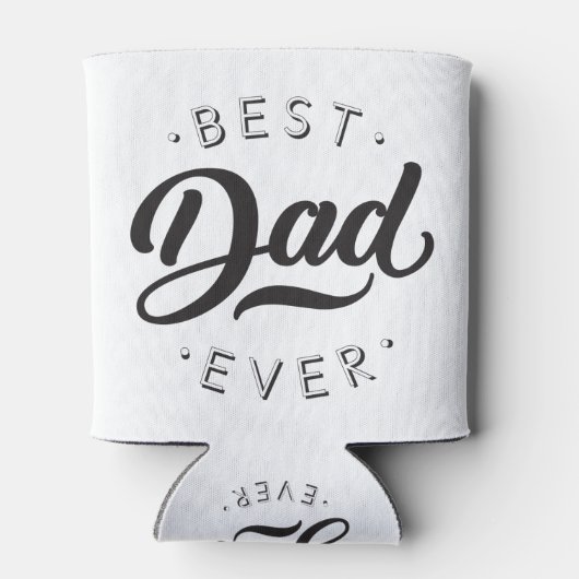 Beste vader ooit Vaderdag Gift Happy Pap Dag Blikjeskoeler (Achterkant)