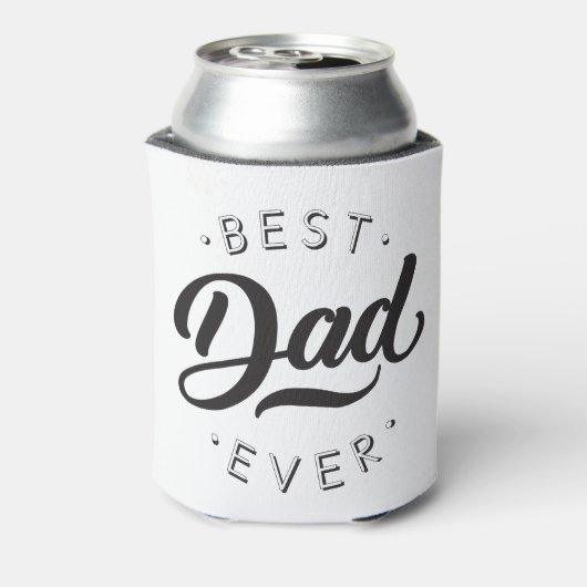 Beste vader ooit Vaderdag Gift Happy Pap Dag Blikjeskoeler (Blikje Achterkant)