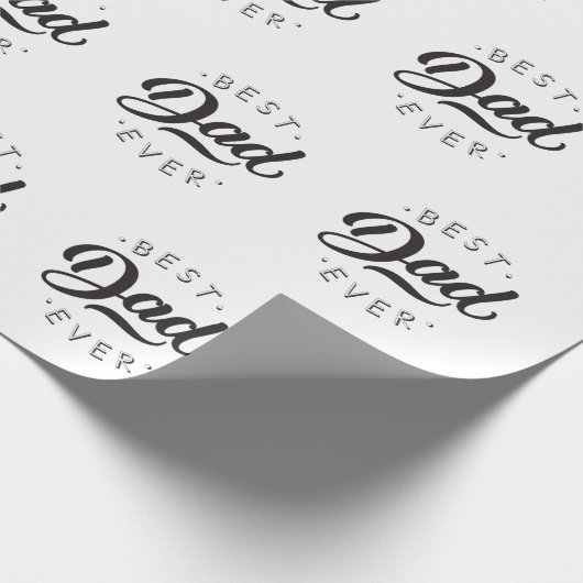 Beste vader ooit Vaderdag Gift Happy Pap Dag Cadeaupapier (Hoek)