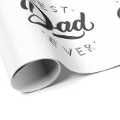 Beste vader ooit Vaderdag Gift Happy Pap Dag Cadeaupapier (Rol Hoek)