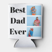 Beste vader ooit Vaderdag Gift Photo Collage Blikjeskoeler (Voorkant)