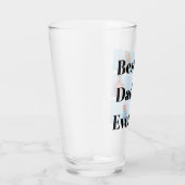 Beste vader ooit Vaderdag Gift Photo collage Glas (Rechts)