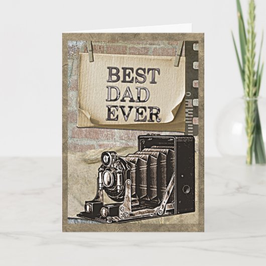 Beste vader ooit  Vaderdag Kaart (Voorkant)