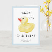 Beste vader ooit | VADERDAG KAART (Gele Bloem)