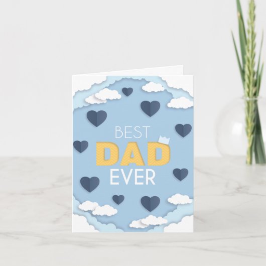 Beste vader ooit Vaderdag Kaart (Voorkant)