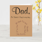 Beste vader ooit Vaderdag Kaart (Gele Bloem)