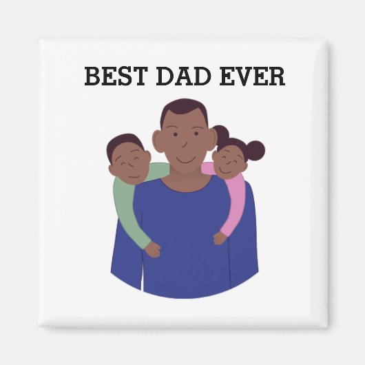 Beste vader ooit Vaderdag Magnet (Voorkant)