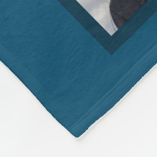 Beste vader ooit Vaderdag Multi foto blauw Fleece Deken (Hoek)