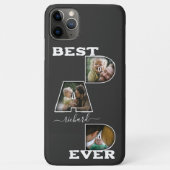 Beste vader ooit Vaderdag naam Gift 3 Foto Case-Mate iPhone Case (Achterkant)