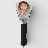 Beste vader ooit Vaderdag Persoonlijke foto Golfheadcover (Voorkant)