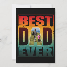 BESTE VADER OOIT VADERDAG PERSOONLIJKE FOTO KAART