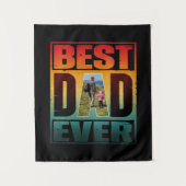 BESTE VADER OOIT VADERDAG PERSOONLIJKE FOTO WANDKLEED (Voorkant)