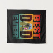 BESTE VADER OOIT VADERDAG PERSOONLIJKE FOTO WANDKLEED (Voorkant (horizontaal))