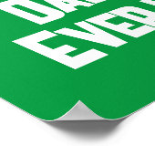 Beste vader ooit vaderdag poster (Hoek)