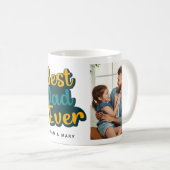 Beste vader ooit Vaderdag twee foto-inklage Koffiemok (Voorkant rechts)