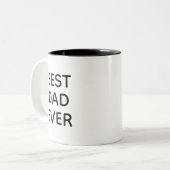 Beste vader ooit | Vaderdag tweetone koffie-Mok Tweekleurige Koffiemok (Voorkant links)