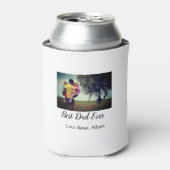 Beste vader ooit vaderdag zoon dochter papa pap p blikjeskoeler (Blikje Voorkant)