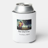 Beste vader ooit vaderdag zoon dochter papa pap p blikjeskoeler (Blikje Achterkant)