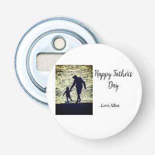 Beste vader ooit vaderdag zoon dochter papa pap p button flesopener